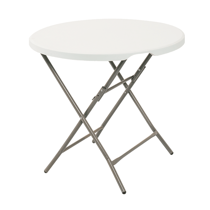80 cm minimalistische onderhandeling kleine ronde tafel
